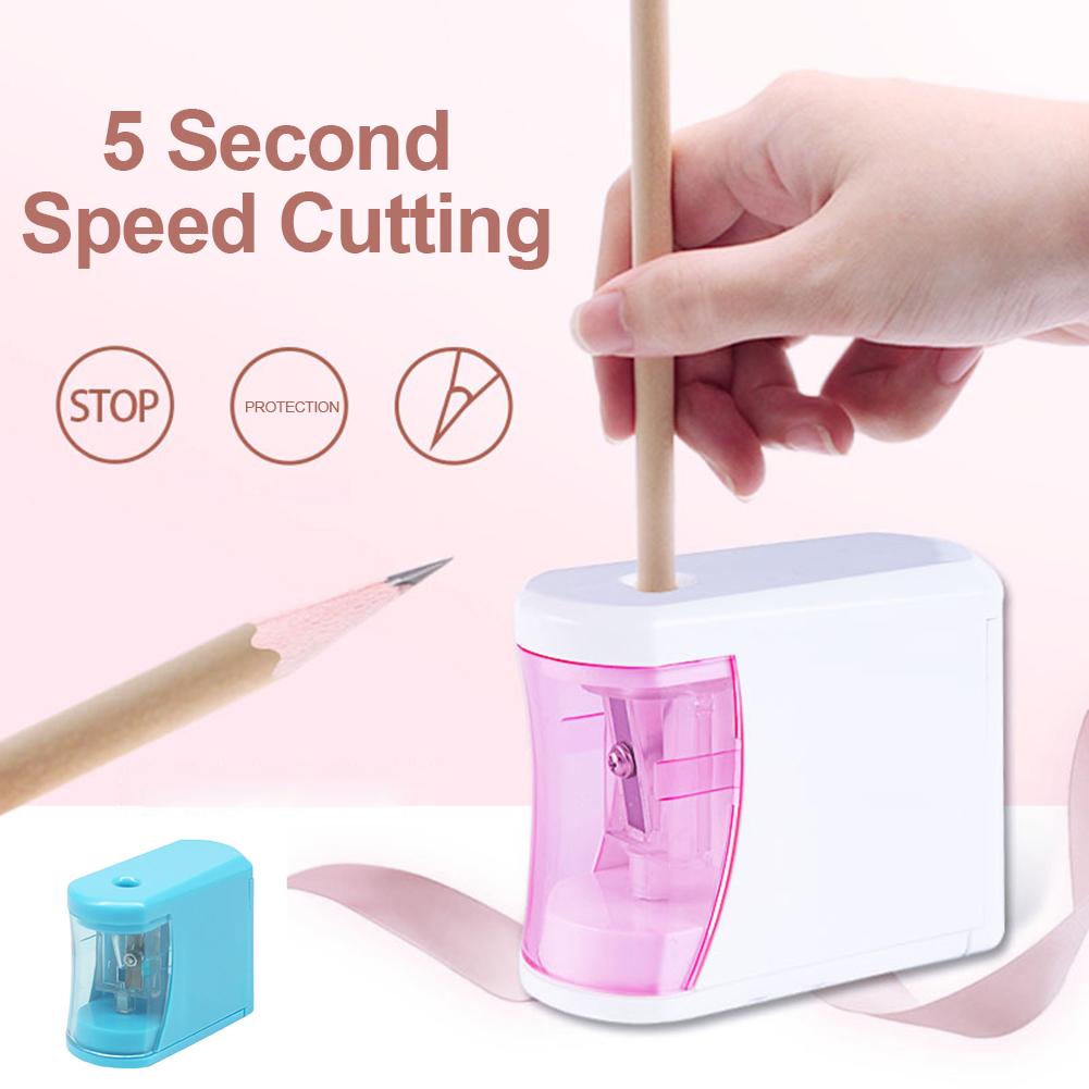Electric Pencil Sharpener Stationery Items Creative Automatic Pencil Sharpener Pencil Knife for Students Back to School