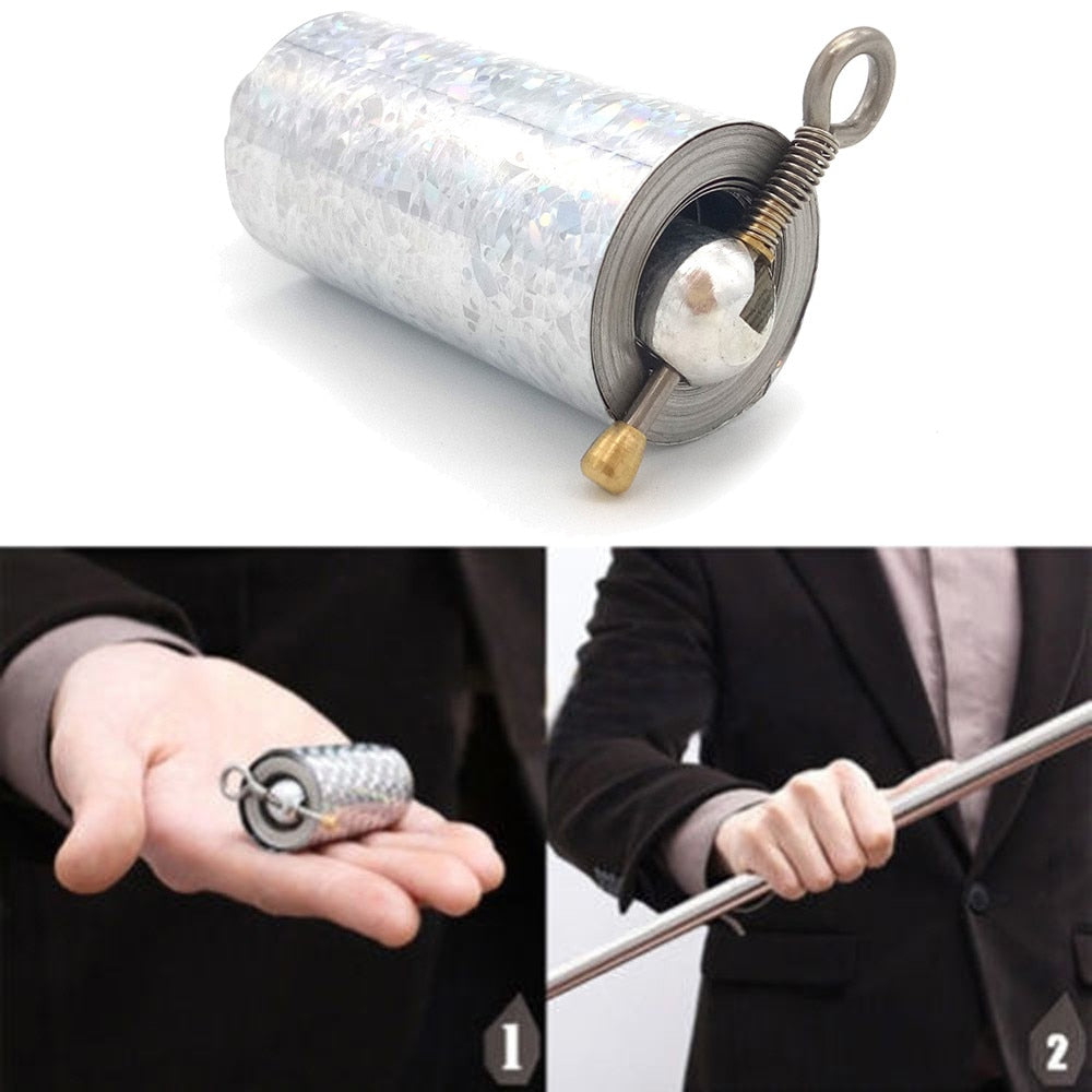 Staff Portable Martial Arts Metal Magic Pocket Bo Staff- New High Quality Pocket Outdoor Sport Stainless Steel Silve
