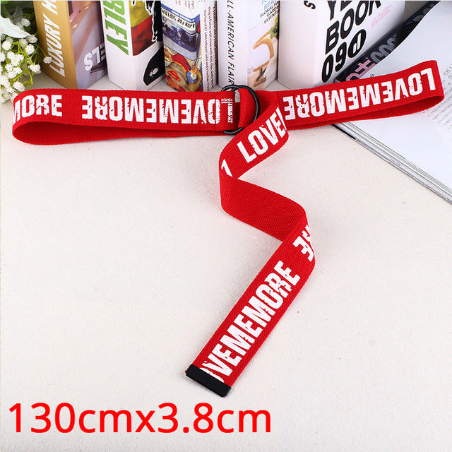 Fashion Punk Long Belts Style D Ring Jeans Men Black Blue Yellow Checkered Strap Belt Women Canvas Checkerboard Belt 234