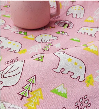 Printed Cotton Linen Fabric Curtain tablecloth Cotton Cloth  For DIY Quilting & Sewing Placemat,Bags Material 25x35cm