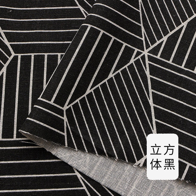 Printed Cotton Linen Fabric Curtain tablecloth Cotton Cloth  For DIY Quilting & Sewing Placemat,Bags Material 25x35cm