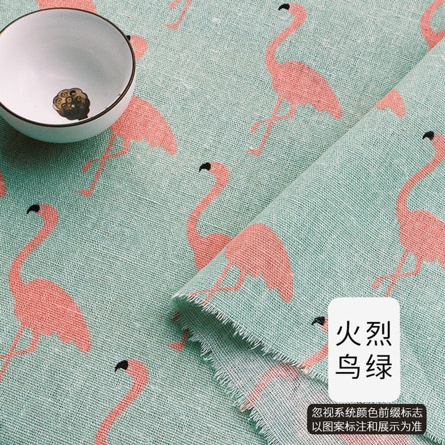 Printed Cotton Linen Fabric Curtain tablecloth Cotton Cloth  For DIY Quilting & Sewing Placemat,Bags Material 25x35cm