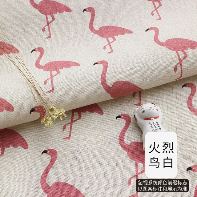 Printed Cotton Linen Fabric Curtain tablecloth Cotton Cloth  For DIY Quilting & Sewing Placemat,Bags Material 25x35cm