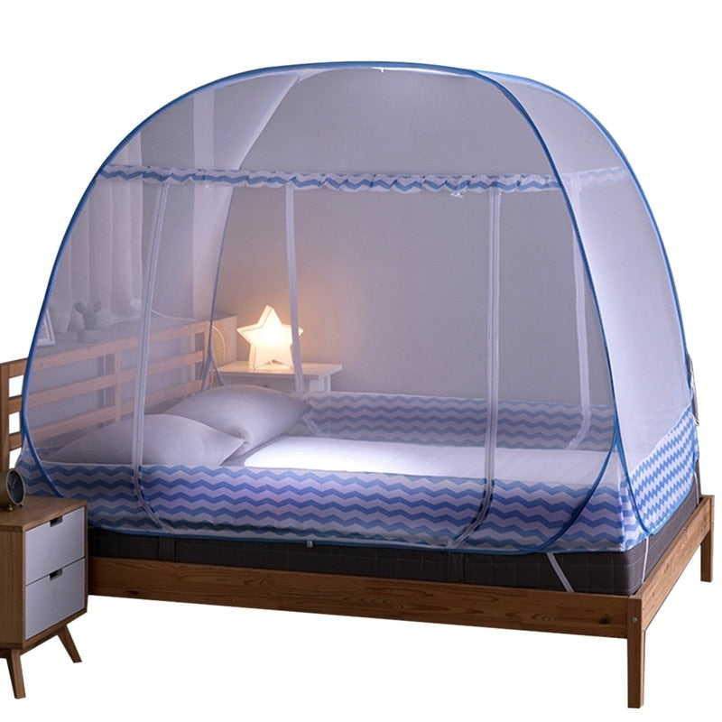 Portable Automatic Pop Up Mosquito Net Installation-free Foldable Student Bunk Breathable Netting Tent Mosquito Net Home Decor