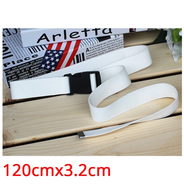 Women Double D Ring Buckle Checkerboard Belts Female Black Blue Jeans Canvas Waist Belts Fashion Plaid Checkered Long Strap 151