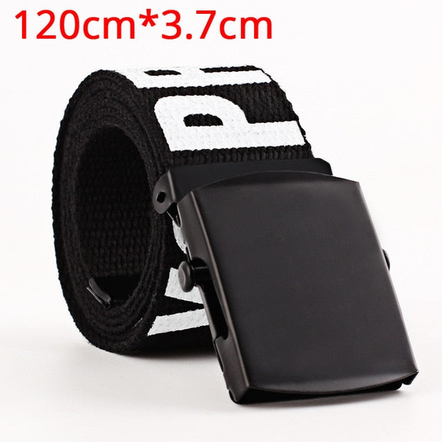 Women Double D Ring Buckle Checkerboard Belts Female Black Blue Jeans Canvas Waist Belts Fashion Plaid Checkered Long Strap 151