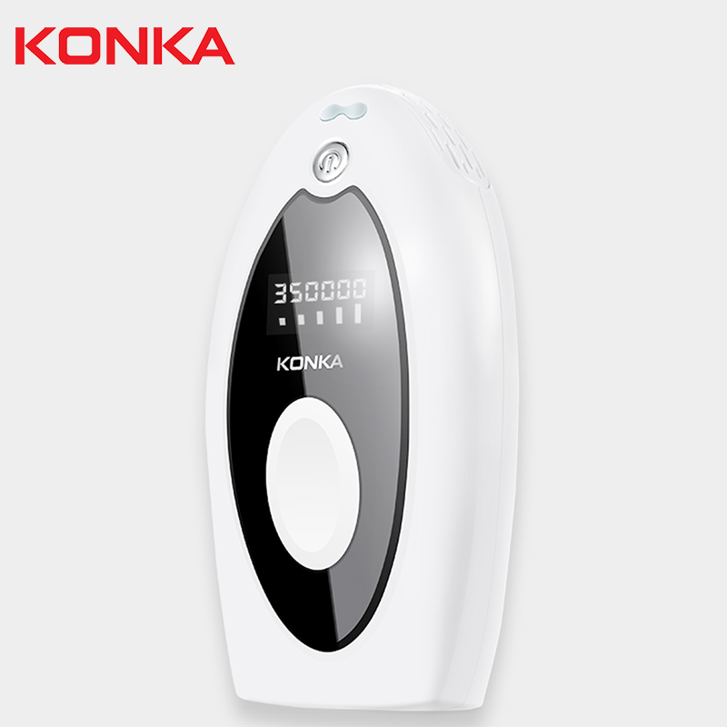 KONKA Electric IPL Hair Removal Women Epilator Shaver Body Face Leg Bikini Lip Depilator 350000 Flashes Hair Remover LCD Laser