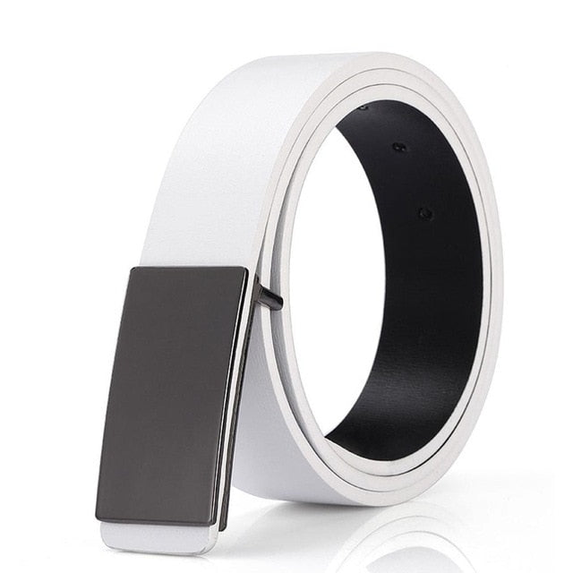 FAJARINA Brand Men's Quality Design PU 2nd Layer Genuine Leather Black Fashion Belts Male Jeans Belt Apparel Accessories for Men