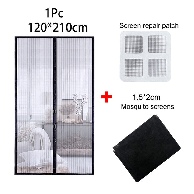 Anti Mosquito Net Door Magnetic Mesh Door Mosquito Net Curtain Insect Net Door Automatic Closing Door Kitchen Door Curtains