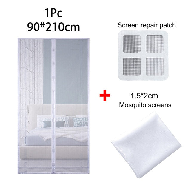 Anti Mosquito Net Door Magnetic Mesh Door Mosquito Net Curtain Insect Net Door Automatic Closing Door Kitchen Door Curtains