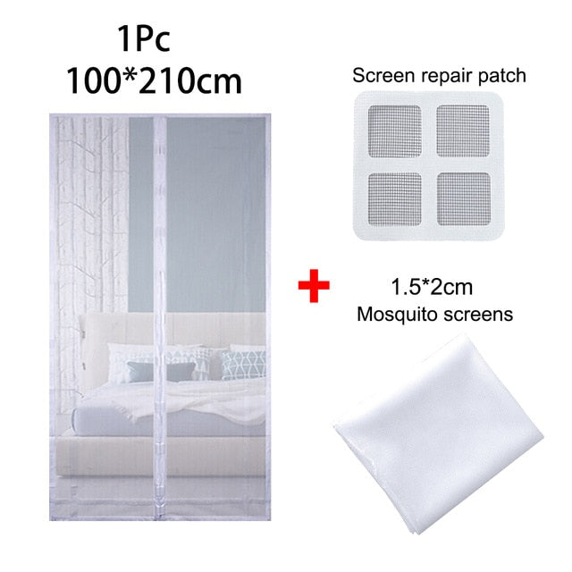 Anti Mosquito Net Door Magnetic Mesh Door Mosquito Net Curtain Insect Net Door Automatic Closing Door Kitchen Door Curtains