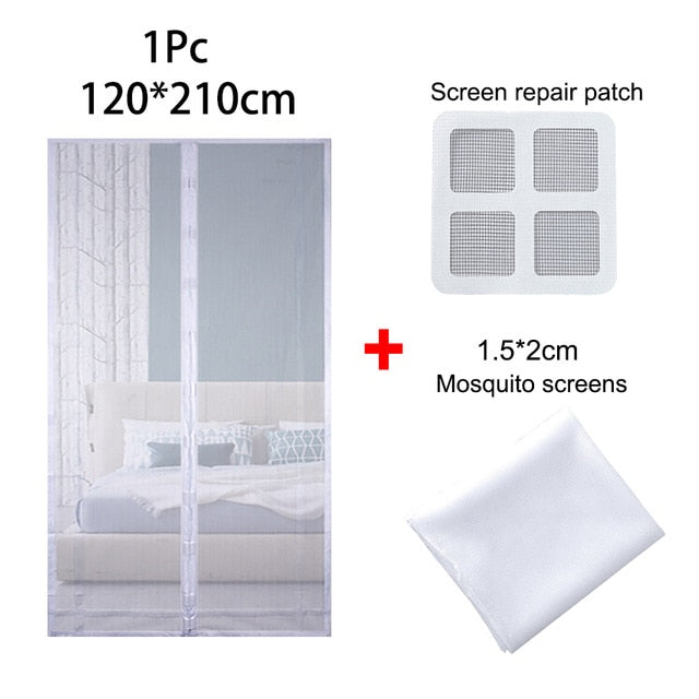 Anti Mosquito Net Door Magnetic Mesh Door Mosquito Net Curtain Insect Net Door Automatic Closing Door Kitchen Door Curtains