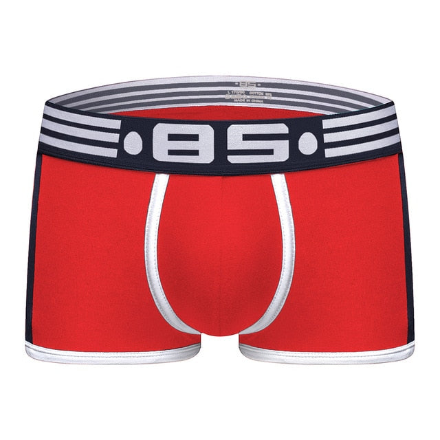 2pcs/lot BS Cotton Boxershorts Men Comforable Panties Set трусы мужские боксеры Gay Sexy Underwear Man Boxer 5Color Free Shiping