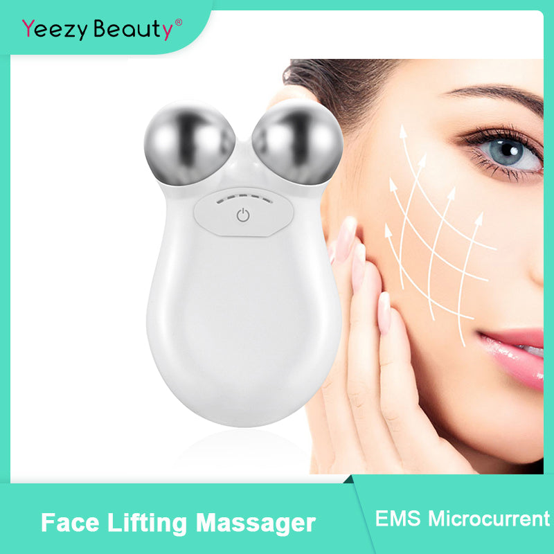Face Lifting Machine Skin Tightening Toning Set Microcurrent Massager Facial Beauty Antiaging Remove Wrinkle Face Device Massage