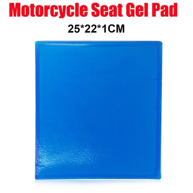 VODOOL Motorcycle Seat Gel Pad Shock Absorption Mat Motorbike Scooter Comfort Soft Cooling Cushion Motor Bike Modified Seat Pads