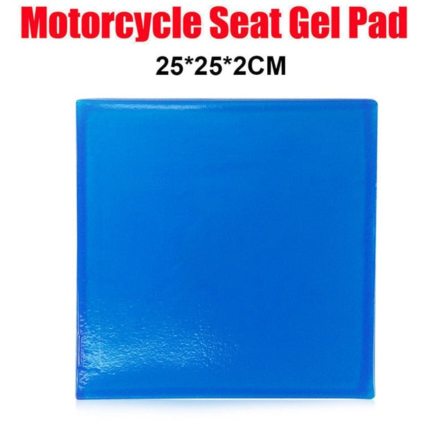 VODOOL Motorcycle Seat Gel Pad Shock Absorption Mat Motorbike Scooter Comfort Soft Cooling Cushion Motor Bike Modified Seat Pads