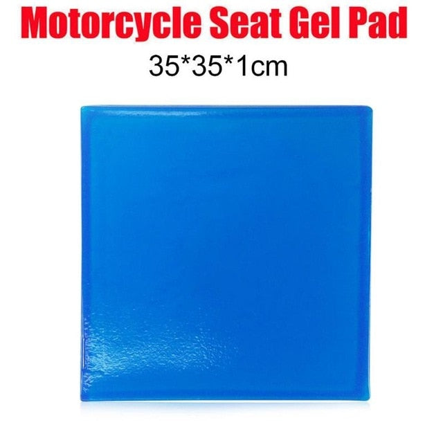 VODOOL Motorcycle Seat Gel Pad Shock Absorption Mat Motorbike Scooter Comfort Soft Cooling Cushion Motor Bike Modified Seat Pads