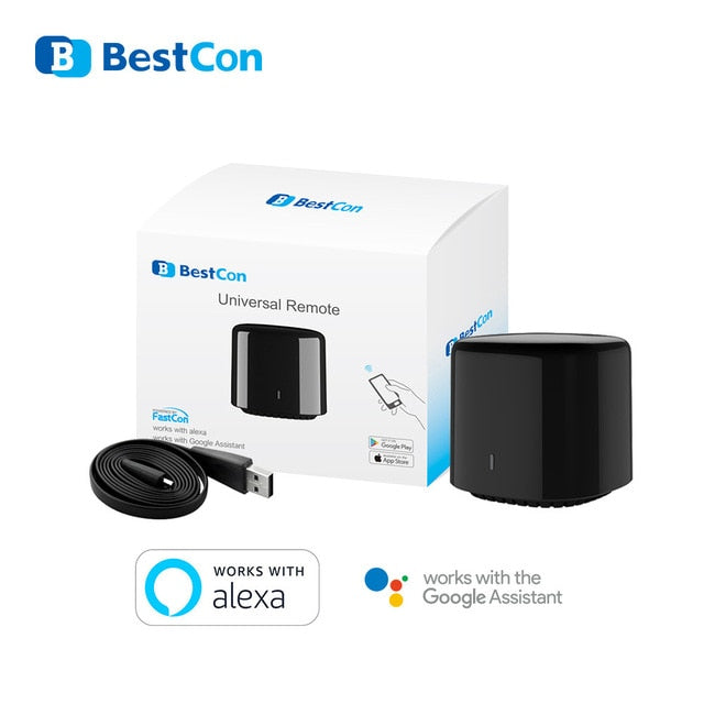 Broadlink Bestcon RM4 Pro RM4C Mini WiFi+IR+RF Smart Home Universal Intelligent Remote Controller works with Alexa Google Home