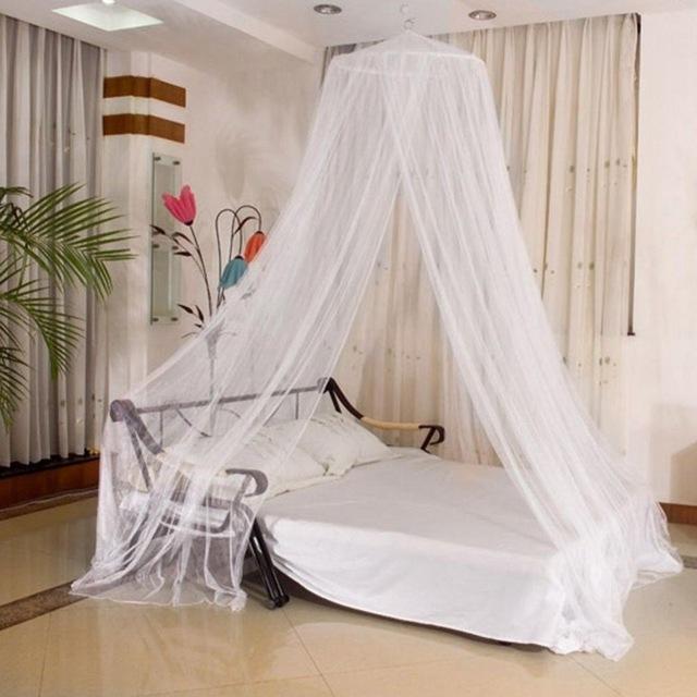 10Dropshipping Elegant Canopy Mosquito Net For Double Bed Mosquito Repellent Tent Insect Reject Canopy Bed Curtain Bed Tent