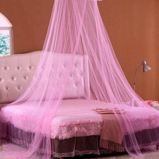 10Dropshipping Elegant Canopy Mosquito Net For Double Bed Mosquito Repellent Tent Insect Reject Canopy Bed Curtain Bed Tent